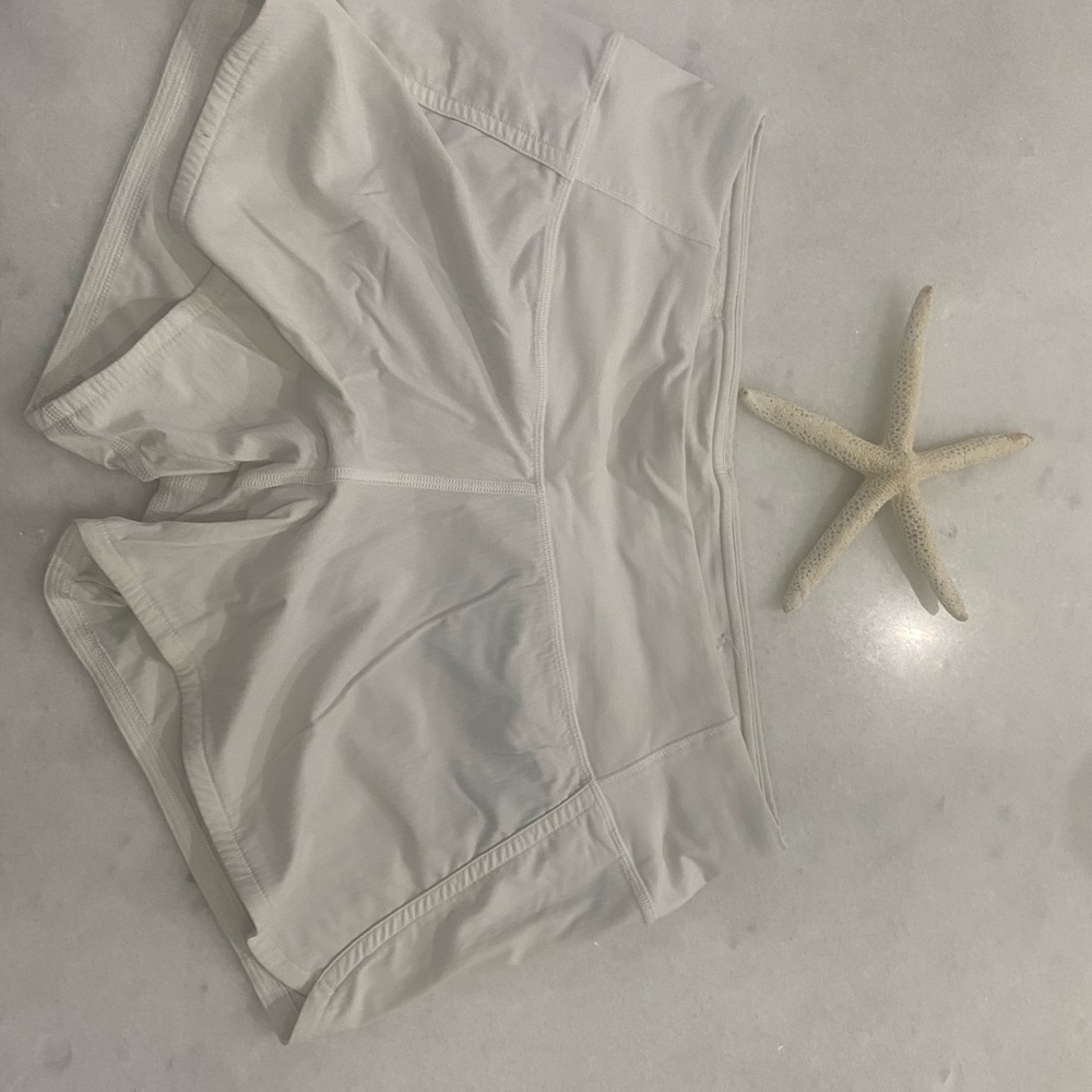 White Lululemon Shorts
